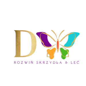 Logo litera D + motyl